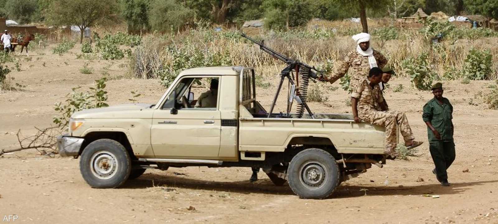 أرشيفية.. قوات سودانية في الجنينة عاصمة ولاية غرب دارفور