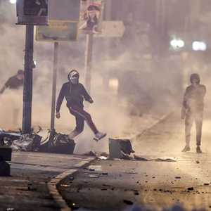 جانب من الاشتباكات في حي التضامن