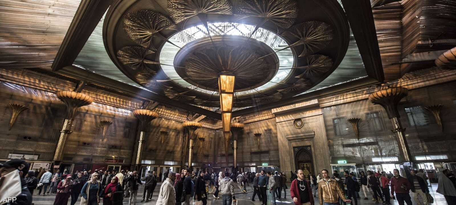 أرشيفية لإحدى محطات القطار في القاهرة