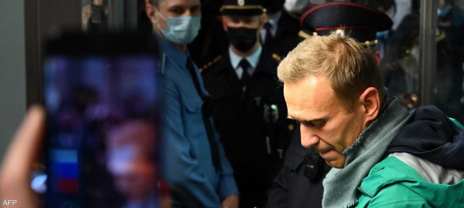 اعتقل المعارض الروسي اليكسي نافالني عند عودته لبلاده