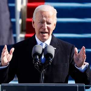 بايدن خلال خطاب التنصيب