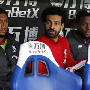 صلاح على مقاعد بدلاء ليفربول