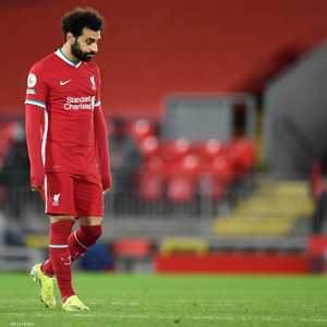 خيبة أمل على وجه محمد صلاح