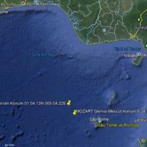 موقع السفينة المختطفة