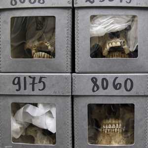 من متحف الجماجم حيث يحتفظ بجماجم الذين قضوا إبان الاستعمار