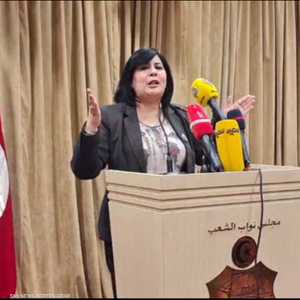 رئيسة الحزب الدستوري الحر في تونس، عبير موسي