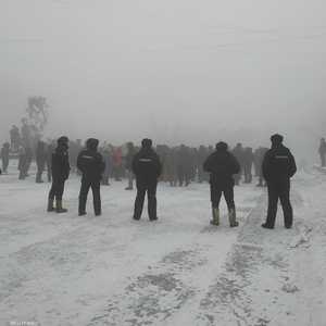 جانب من تظاهرات دعما لنافالني في ياكوسك