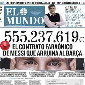 غلاف صحيفة إل موندو الإسبانية