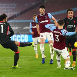 صلاح يضع حدا لصيامه عن التهديفي بثنائية في وست هام