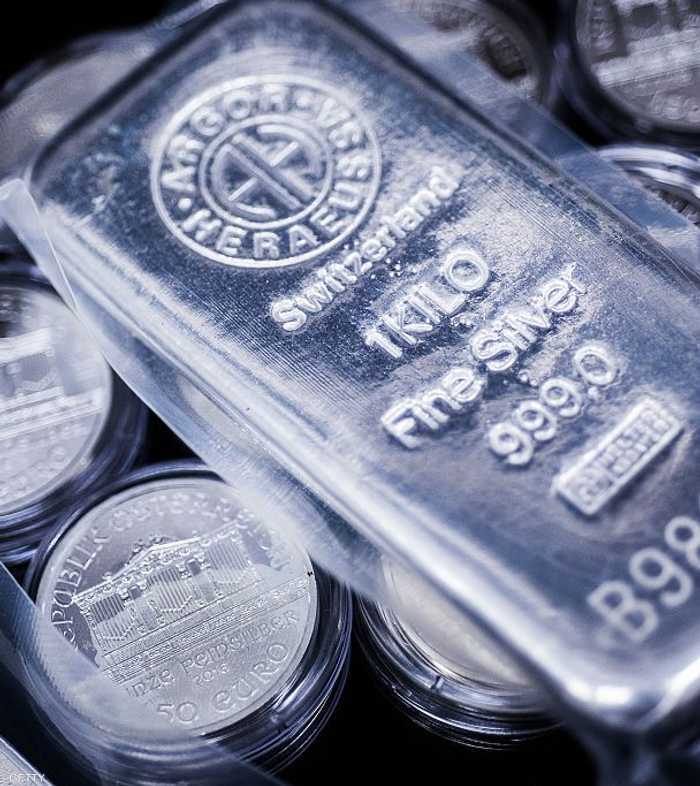 ارتفعت الفضة