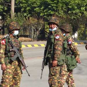 انتشار أمني مكثف في شوارع ميانمار