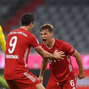 كيميتش وليفاندوفسكي نجما بايرن ميونيخ