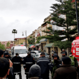 هرعت فرق الإنقاذ لانتشال الأشخاص الذين حاصرتهم الميا في طنجة