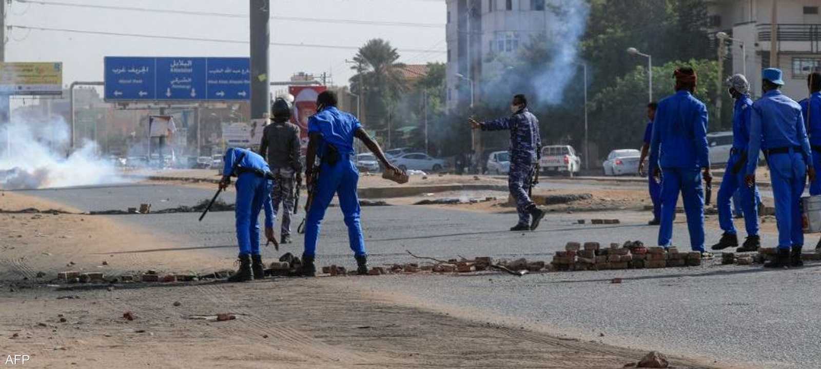 جانب من الاحتجاجات أواخر الشهر الماضي