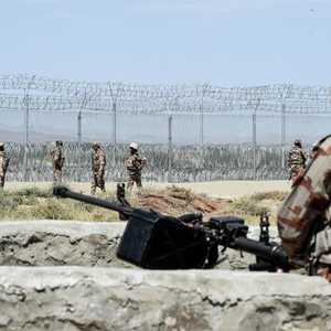 جنود باكستانيون على الحدود مع أفغانستان.