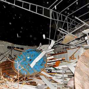 جانب من آثار إعصار سابق ضرب تركيا - أرشيف.