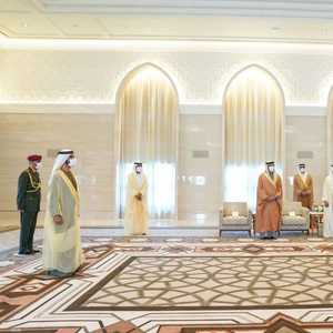 جانب من المراسم الرسمية لتعيين السفير آل خاجة