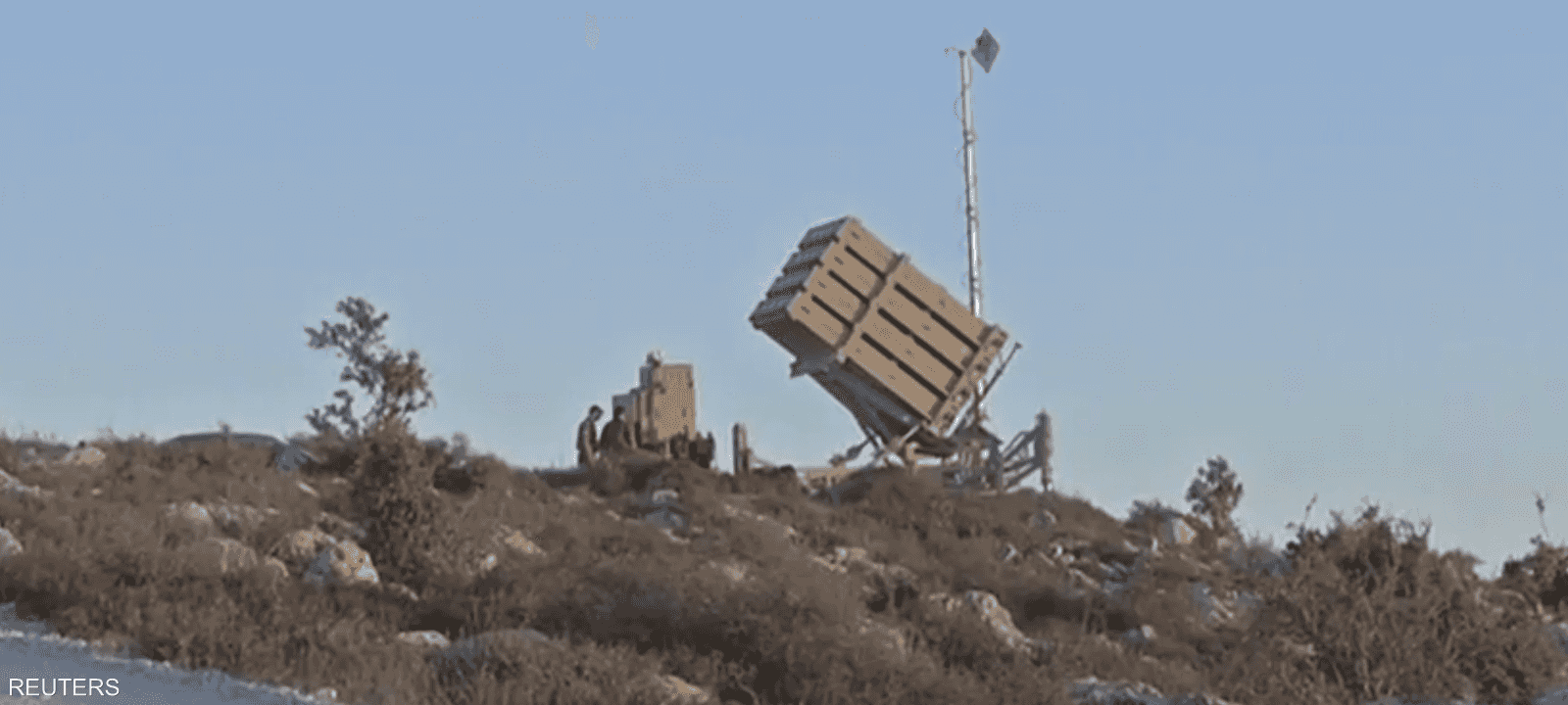 بطارية دفاع صاروخي في شمال إسرائيل