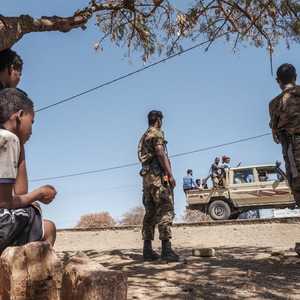 عناصر من الجيش الإثيوبي وميليشيات قرب الحدود السودانية
