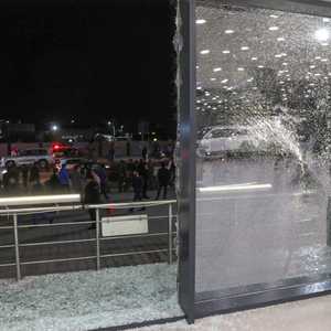 من أضرار الهجوم الصاروخي في أربيل