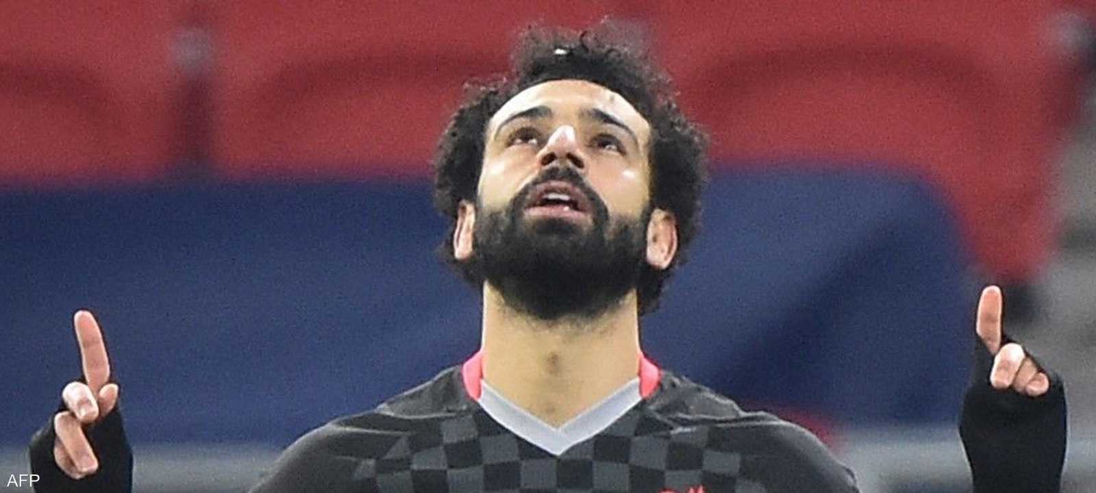 النجم المصري محمد صلاح لاعب ليفربول الإنجليزي