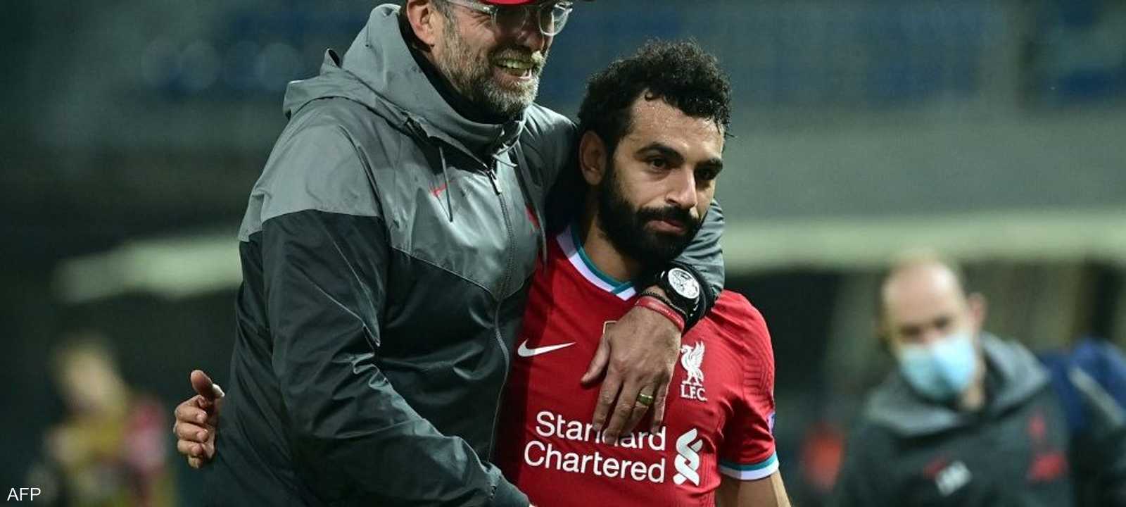 أرشيفية.. مدرب ليفربول كلوب ومحمد صلاح