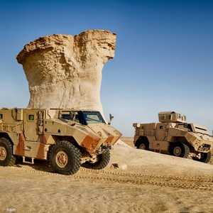 تُعدّ آلية جيس رباعية الدفع من الجيل القادم من آليات "MRAP"