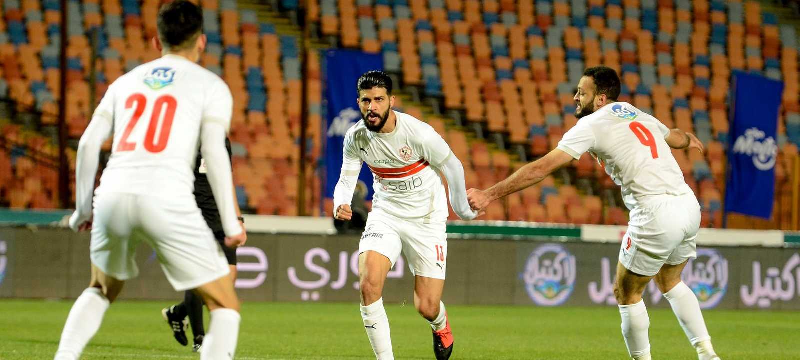 لقطة أرشيفية للاعبي الزمالك