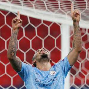 جيسس يحرز الهدف الثاني لمان سيتي