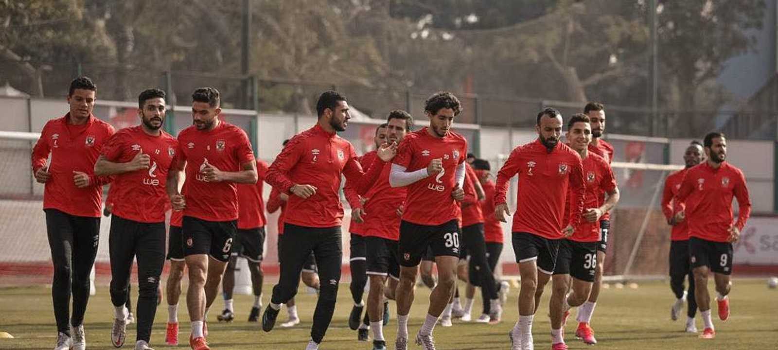 لاعبون في النادي الأهلي المصري