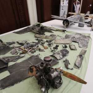 أرشيفية لحطام طائرة مسيرة استهدفت السعودية في وقت سابق
