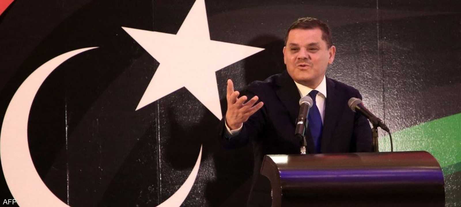 رئيس الوزراء الليبي المكلف عبد الحميد دبيبة.