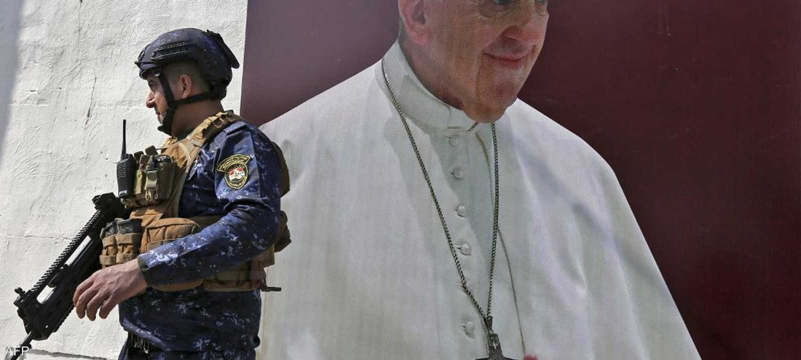 العراق يستعد لاستقبال البابا فرنسيس.