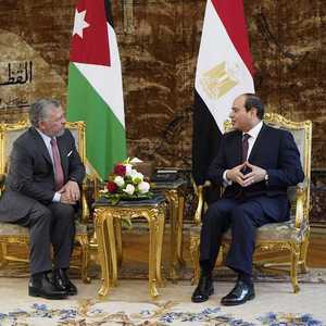 لقاء بين الرئيس المصري ملك الأردن بالقاهرة في يوليو 2019.