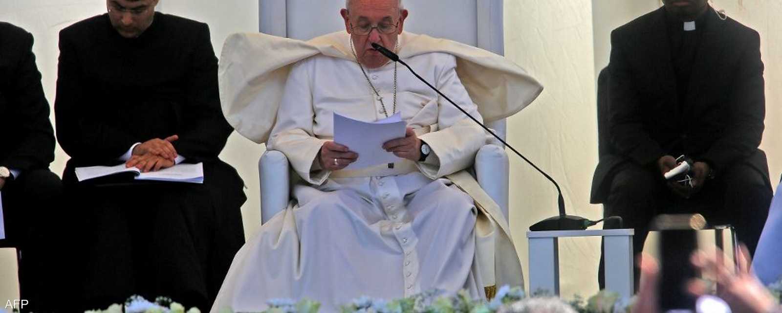 البابا ألقى كلمة في أور