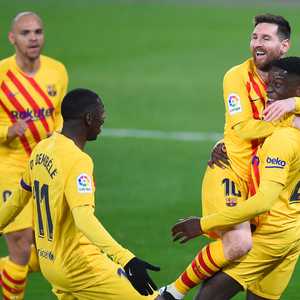 برشلونة فاز بهدفين من صناعة ميسي