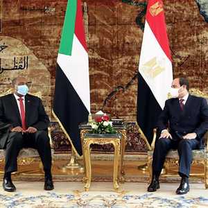 لقاء بين السيسي والبرهان بالقاهرة في أكتوبر الماضي.