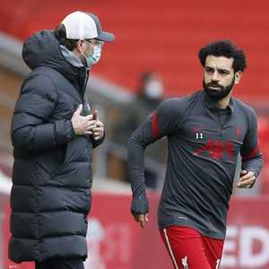 محمد صلاح مع يورغن كلوب
