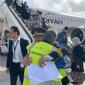 وصول رحلة من مطار بنينا ببنغازي لمصراتة لأول مرة منذ 7 سنوات