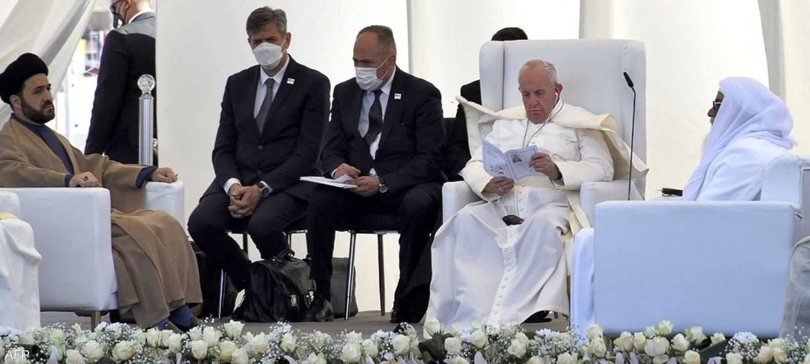 البابا فرنسيس في مدينة أور