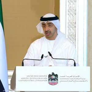 وزير الخارجية الإماراتي الشيخ عبدالله بن زايد