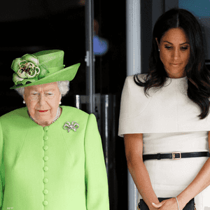 الملكة إليزابيث وميغان ماركل