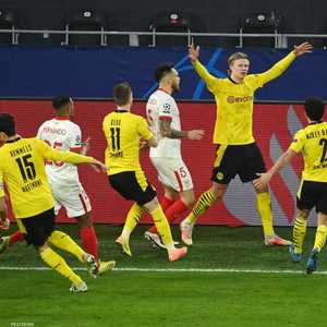 هالاند أحرز هدفي دورتموند والنصيري هدفي إشبيلية