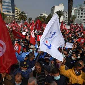 تظاهرة لحركة النهضة الإخوانية. أرشيفية