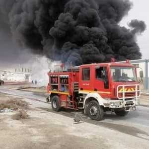 سيارات الإطفاء تمكنت من السيطرة على الحريق