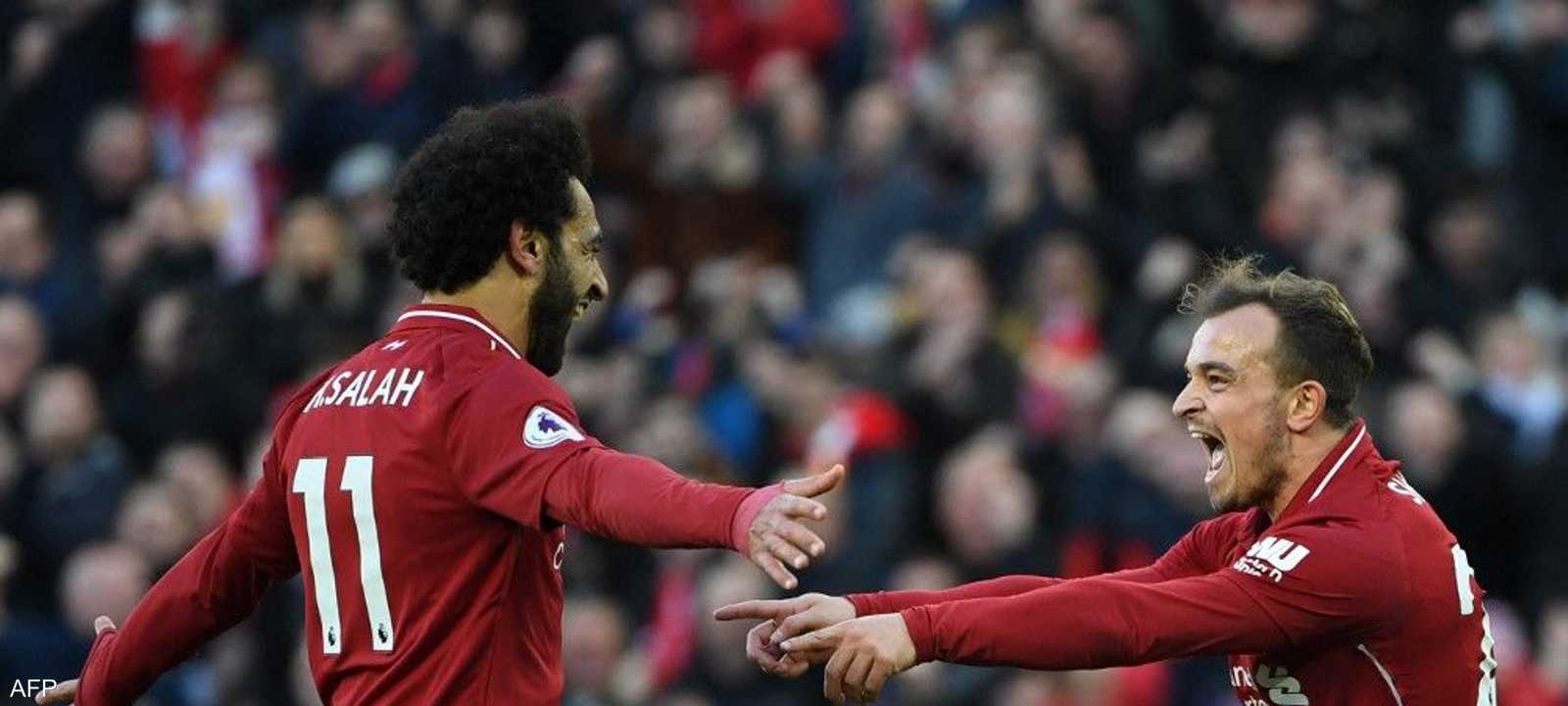 أرشيفية.. محمد صلاح وشيردان شاكيري