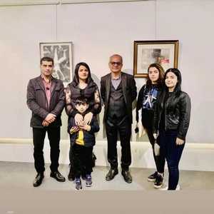 نظم المعرض من قبل مركز 7 ألوان الفني في السليمانية