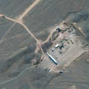 صور جوية لمنشأة نطنز قرب طهران