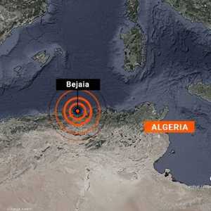 الزلزال وقع قرب مدينة بجاية