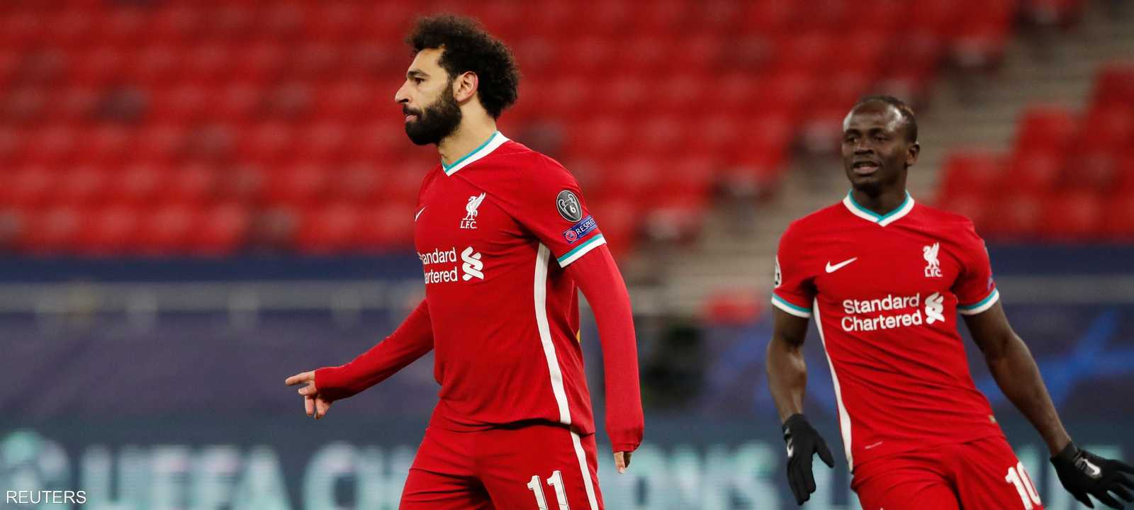 أرشيفية لنجمي ليفربول محمد صلاح وساديو ماني